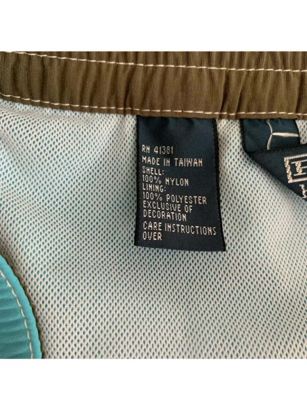 Polo Ralph Lauren Mesh Lined Cargo Swim Board Shorts Men’s 2XLT Aqua Blue - Picture 9 of 11